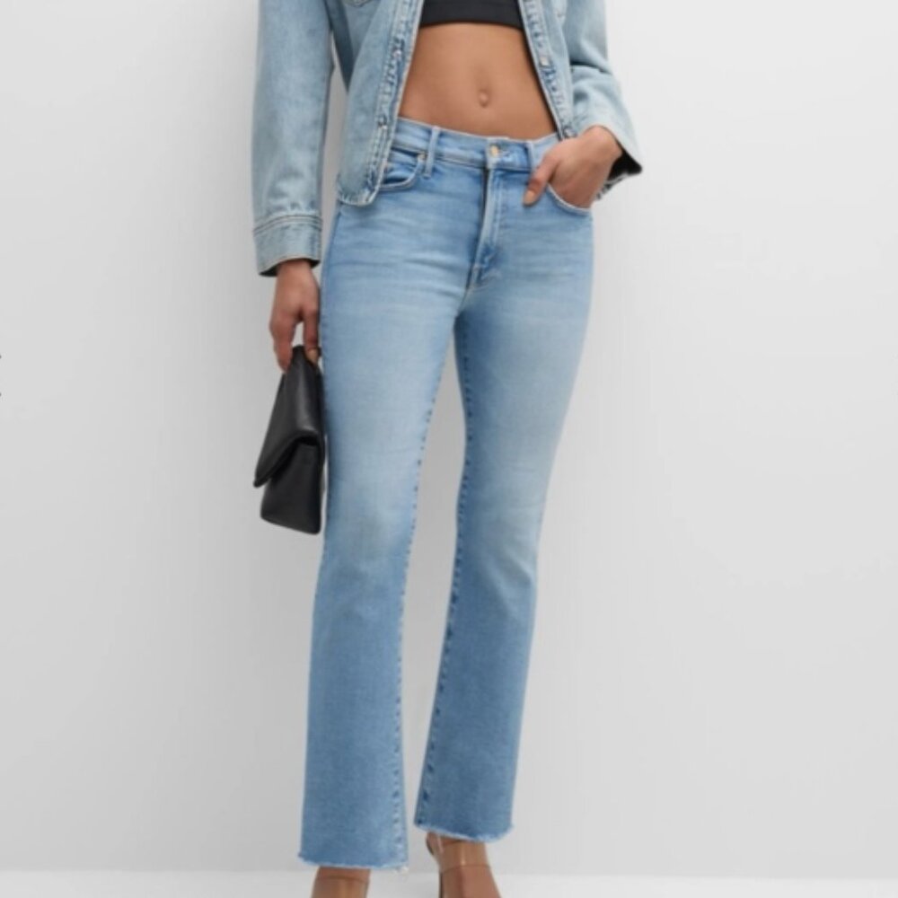 LIL Mother Jeans Insider Crop StepFray Limited Edition Size 32 - Modified Crop